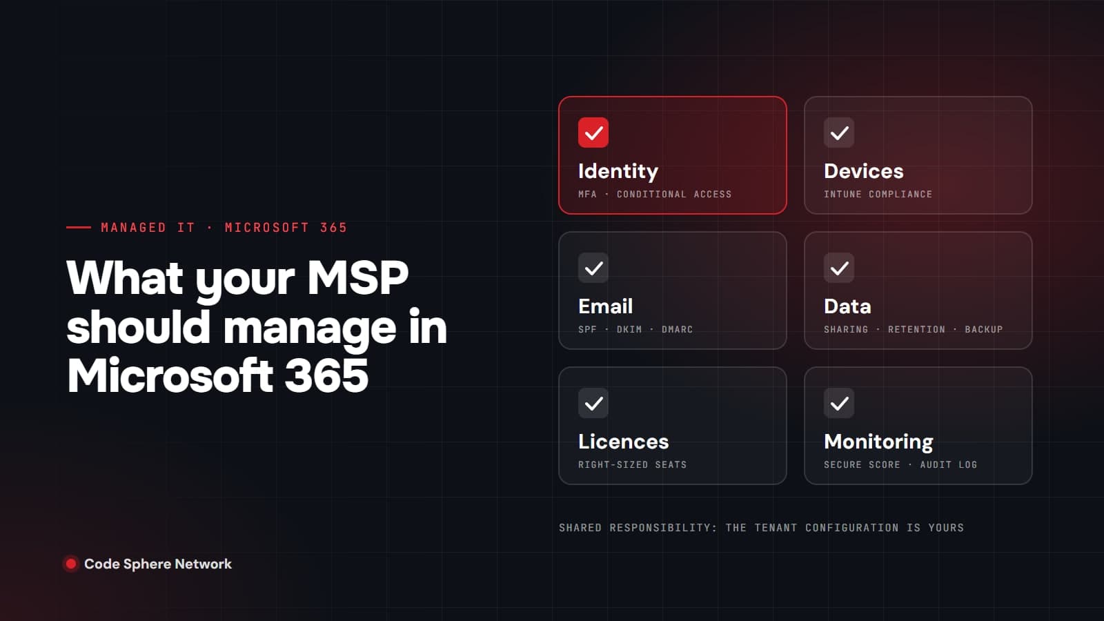 What Should Your MSP Manage in Microsoft 365?